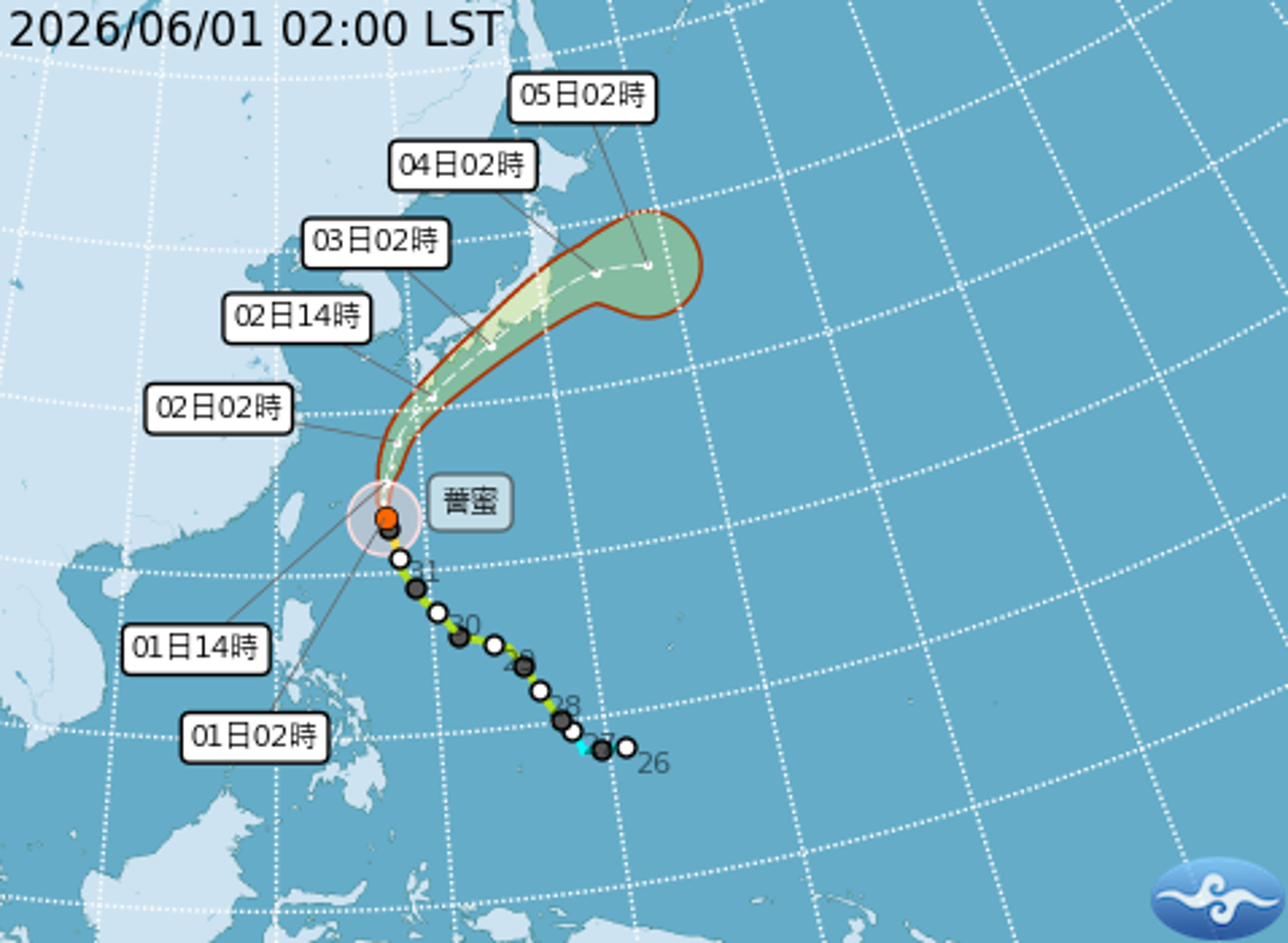 薔蜜颱風擦邊影響台灣　北部迎短暫雨！一週天氣曝光「先悶熱後轉雨」