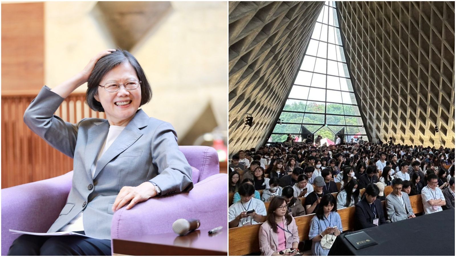 蔡英文人氣爆棚!突po「東海大學易燃物」 網笑翻:粉絲名嗎?